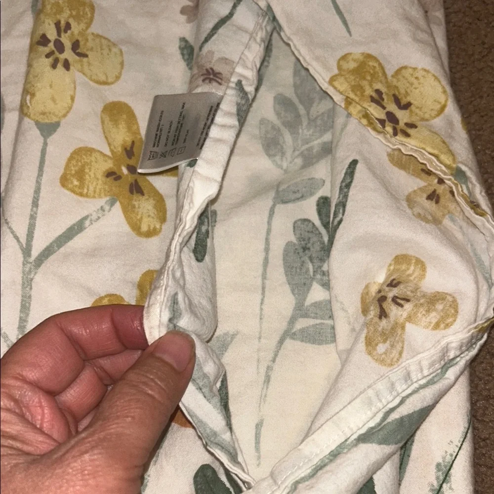 BEDDING COLLECTION Floral & Greenery Patterned Pillow Shams 2 pieces cotton